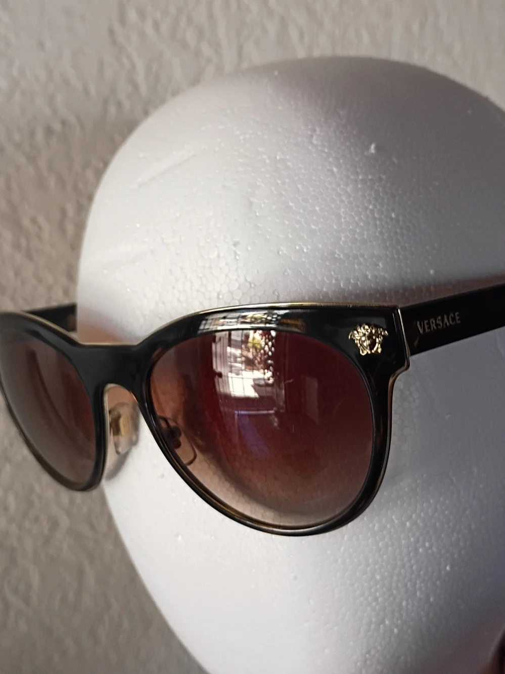 Versace Authentic  Tortoiseshell Cat-Eye Sunglasses with Brown Gradient MOD#2198